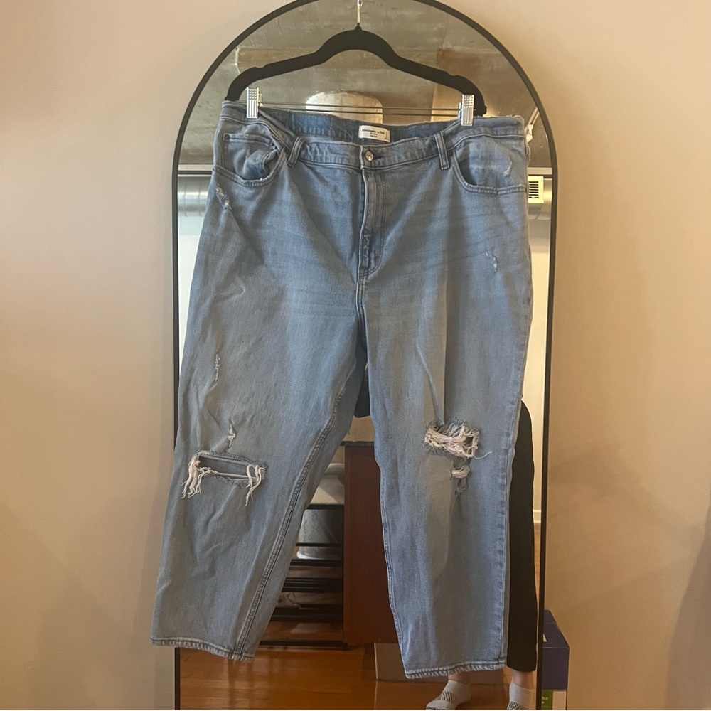 Abercrombie & Fitch Light Blue High Rise Women Jeans